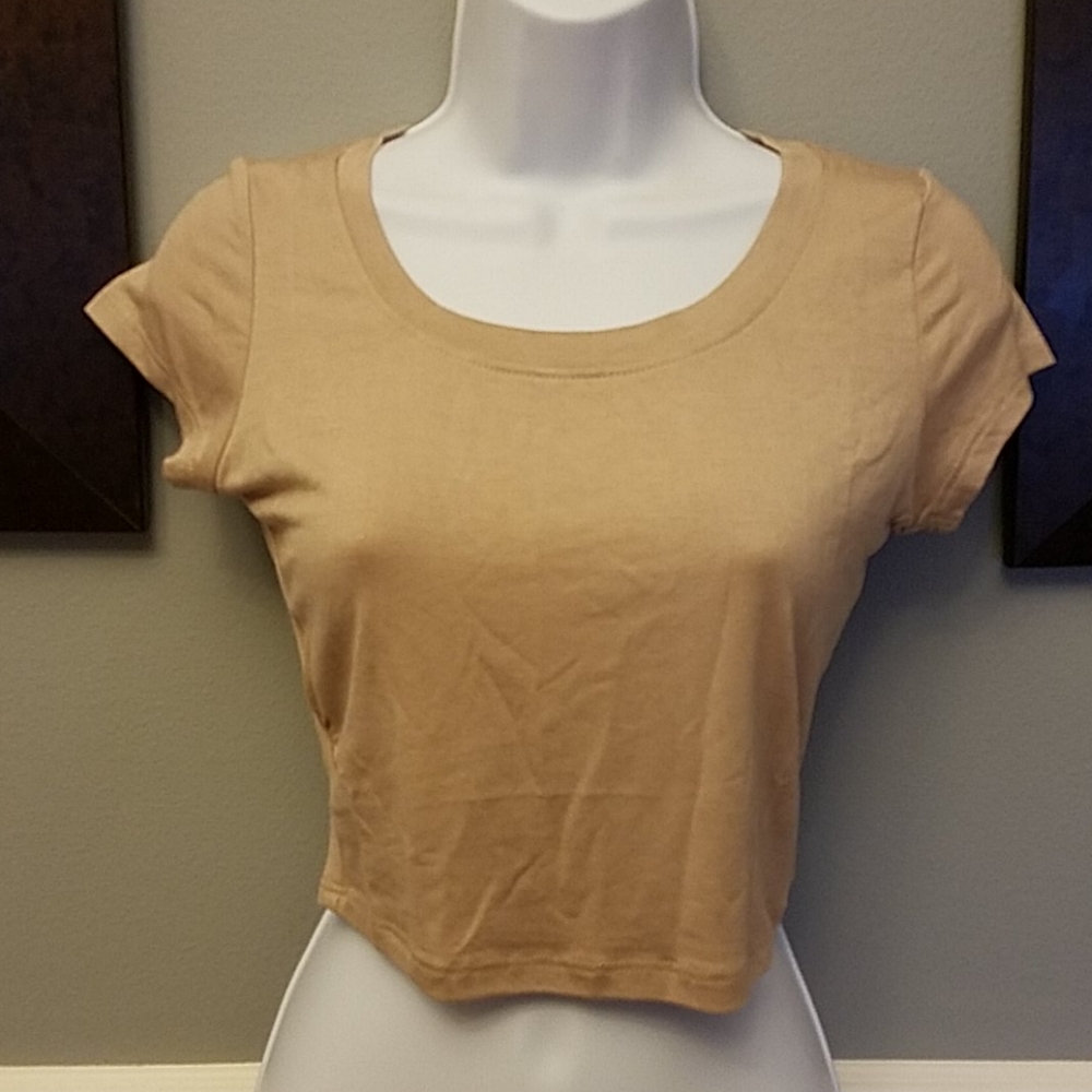 Tan crop too